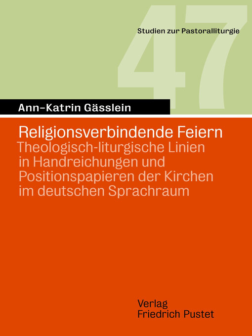 Title details for Religionsverbindende Feiern by Ann-katrin Gässlein - Available